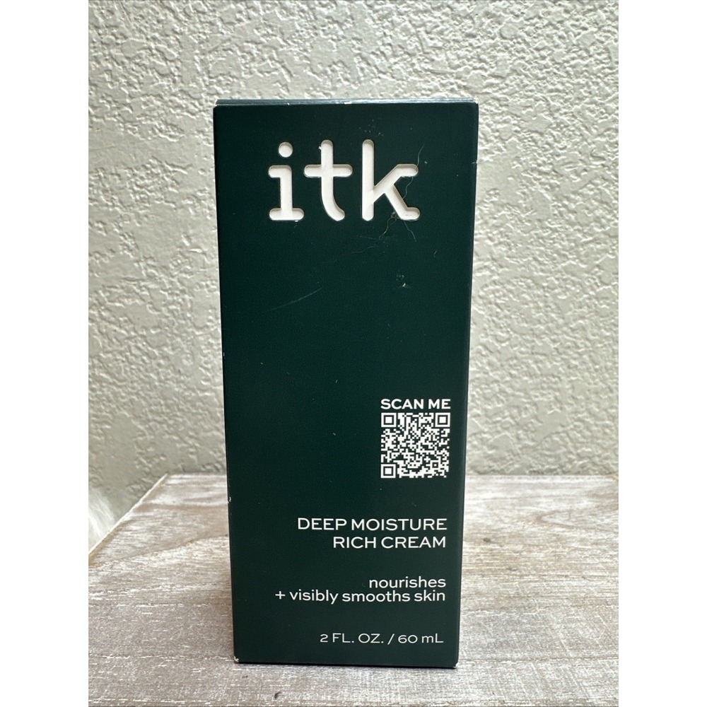 $10 🌙 itk Deep Moisture Rich Face Cream Moisturizer Shea Ceramides 2oz NEW